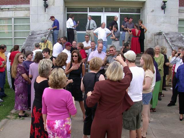 photo on the front steps of the old Ardmore High. photo on the front steps of the old Ardmore High.